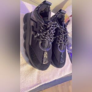 Versace Black Men's Shoes